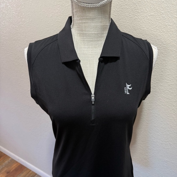 Cutter & Buck Black Sleeveless Polo Tee - Size S/P - NWT - Picture 2 of 15